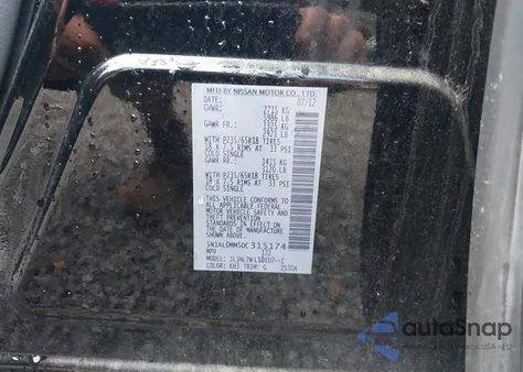 2013 Infiniti Jx35 from USA, damaged, VIN 5N1AL0MM5DC315174